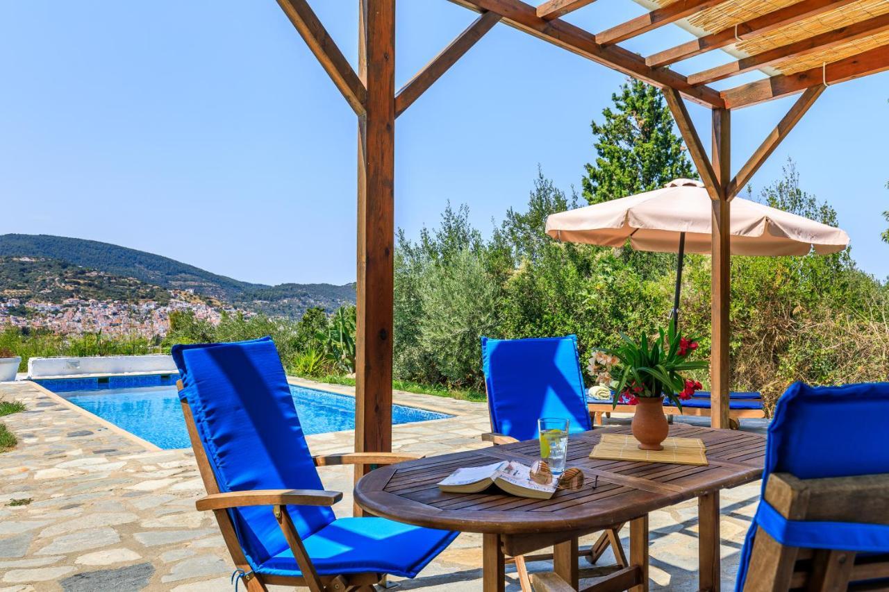 Villa Rodia With Swimming Pool On Skopelos Island מראה חיצוני תמונה