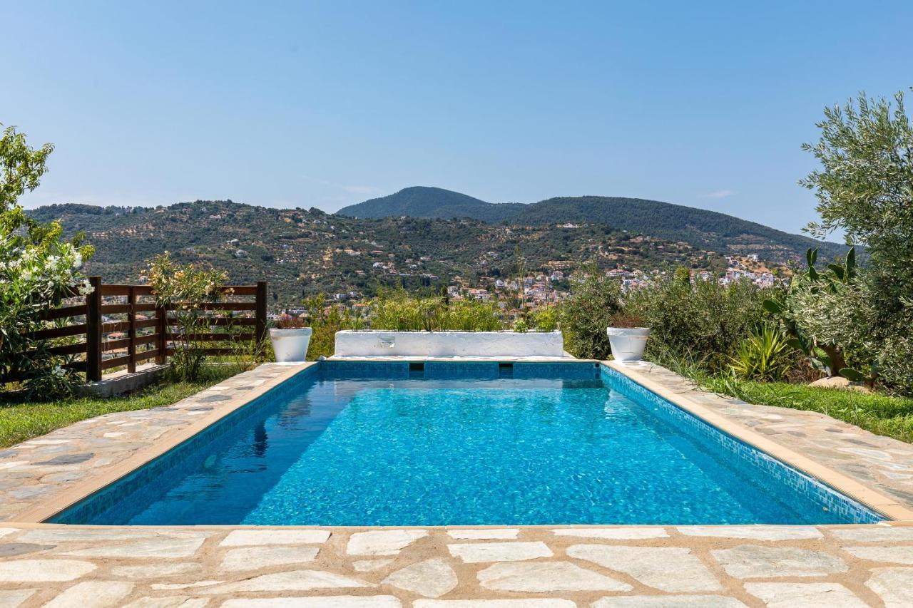 Villa Rodia With Swimming Pool On Skopelos Island מראה חיצוני תמונה